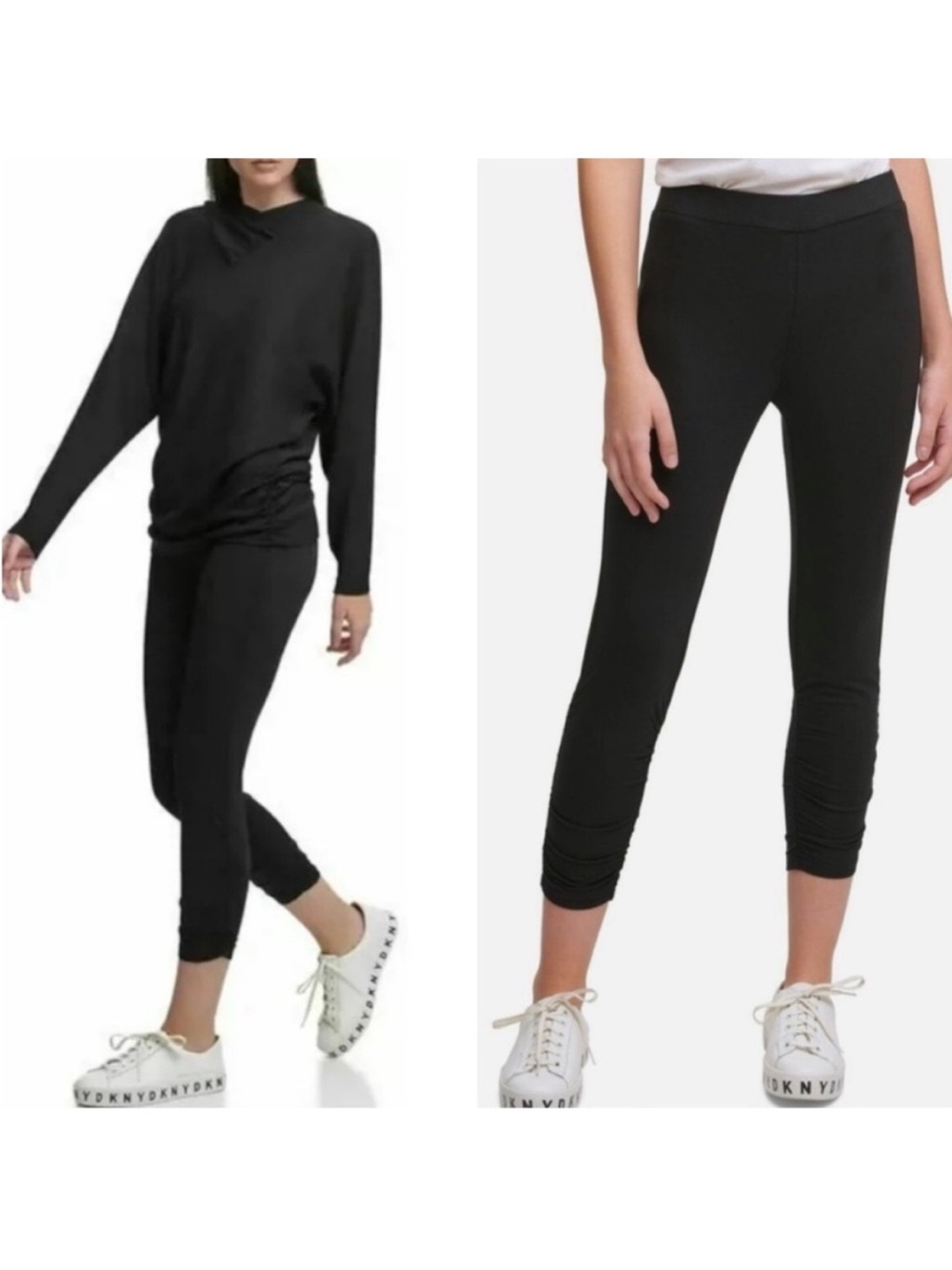 🩷firm price🩷cropped leggings ruched hem leggings